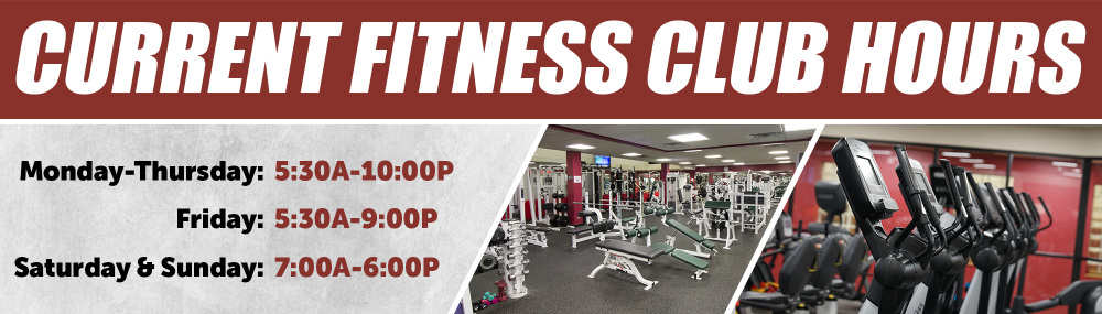 Fitness Club New Hours Web Banner 2024